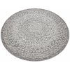 Šnúrkový okrúhly koberec SIZAL LOFT 21207 BOHO Mandala, slonovinová kosť - sivý Šnúrkový okrúhly koberec SIZAL LOFT 21207 BOHO Mandala, slonovinová kosť - sivý