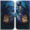 Peňaženkové 3D puzdro DRAWING na Xiaomi 12T / 12 Pro – Olejomaľba sovy Peňaženkové 3D puzdro DRAWING na Xiaomi 12T / 12 Pro – Olejomaľba sovy
