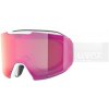 Lyžiarske okuliare Uvex Evidnt Attract FM - biela matná/zrkadlová ružovo zelená/číra (S2) + žltá/číra (S1) uni Lyžiarske okuliare Uvex Evidnt Attract FM - biela matná/zrkadlová ružovo zelená/číra (S2) + žltá/číra (S1) uni