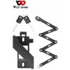 Zabezpečenie bicykla skladací zámok West Biking Mini Folding Lock Zabezpečenie bicykla skladací zámok West Biking Mini Folding Lock