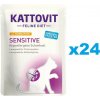 Kattovit Feline Diet Sensitive Kuracie s morčacím 24 x 85 g