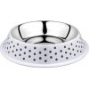 DUVO+ Protišmyková nerezová miska pre psov s dekoratívnymi bodkami 2100 ml 32,3 x 32,3 x 6,1 cm XL