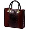 Dámská kabelka Luka 26-072 CROCO bordó