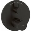 Kludi Nova Fonte Puristic vaňová/sprchová batéria podomietková s termostatom čierna 20810N215 Kludi Nova Fonte Puristic vaňová/sprchová batéria podomietková s termostatom čierna 20810N215