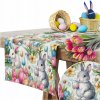 Veľkonočný teflónový behúň – Zajačiky s vajíčkami a jarnými kvetmi Veľkosť: 160x40 na sviatočné jarné stolovanie Veľkonočný teflónový behúň – Zajačiky s vajíčkami a jarnými kvetmi Veľkosť: 160x40 na sviatočné jarné stolovanie