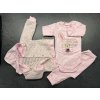 b kojenecká súprava s body zajačik s brmbolcom - ružová veľ. cca 56 b kojenecká súprava s body zajačik s brmbolcom - ružová veľ. cca 56