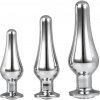 Gleaming Love - análny plug set - kovový - strieborný - 3 kusy Gleaming Love - análny plug set - kovový - strieborný - 3 kusy