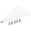 Vrecko MagicHome, na zdobenie, cukrárske, so 6 špičkami, 20x34 cm Vrecko MagicHome, na zdobenie, cukrárske, so 6 špičkami, 20x34 cm