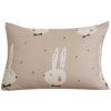 Textilomanie Dekoračný povlak na vankúš WHITE RABBIT 50x70 cm, béžový Textilomanie Dekoračný povlak na vankúš WHITE RABBIT 50x70 cm, béžový