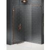 New Trendy Avexa Copper Brushed stena sprchového kúta walk -in 100 cm medená brúsený/sklo priehľadné EXK-7137 New Trendy Avexa Copper Brushed stena sprchového kúta walk -in 100 cm medená brúsený/sklo priehľadné EXK-7137