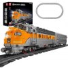 Dieselová lokomotíva EMD F7 s vagónom R/C Mould King 12018 - World Railway Dieselová lokomotíva EMD F7 s vagónom R/C Mould King 12018 - World Railway