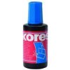 Pečiatková farba 28ml Kores modrá Pečiatková farba 28ml Kores modrá