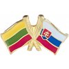 Odznak dvojvlajkový Slovensko-Litva Odznak dvojvlajkový Slovensko-Litva