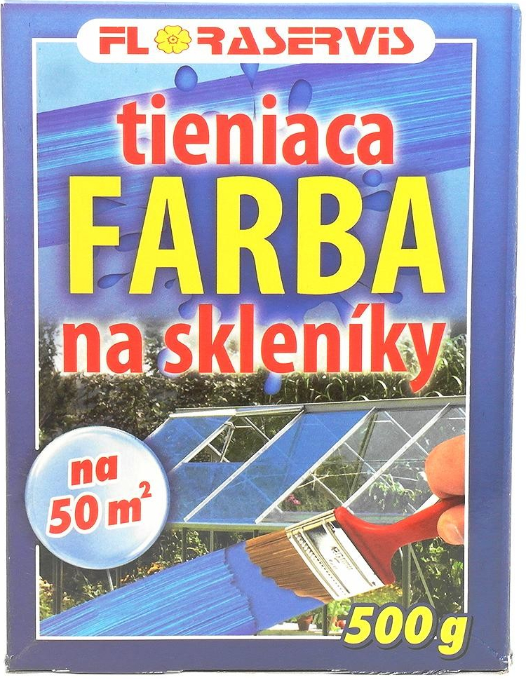 Floraservis TIENIACA FARBA NA SKLENÍKY 500 g