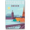 Vymalujsisam.sk Maľovanie podľa čísiel - Štokholm, Švédsko 2 Veľkosť: 40x60cm, Rám: Na plastovej doske Vymalujsisam.sk Maľovanie podľa čísiel - Štokholm, Švédsko 2 Veľkosť: 40x60cm, Rám: Na plastovej doske