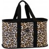 Skladací nákupný košík Punta Easy 46x27x28, 34 L - leopardí vzor Skladací nákupný košík Punta Easy 46x27x28, 34 L - leopardí vzor