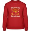 AWDis Sweat Mikina - Kde je pivo Tam je nádej - Ohnivá červená - M - Dámske AWDis Sweat Mikina - Kde je pivo Tam je nádej - Ohnivá červená - M - Dámske
