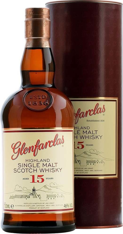 Glenfarclas 15y 46% 0,7 l (tuba)