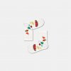 Happy Socks Detské biele ponožky Happy Socks s ovocím, vzor Fruit Tower Happy Socks Detské biele ponožky Happy Socks s ovocím, vzor Fruit Tower