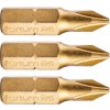 Fortum 4741271 Krížový bit 3ks, PH 1x25mm, S2 Fortum 4741271 Krížový bit 3ks, PH 1x25mm, S2