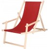 Springos Plážová stolička DC003 bordová