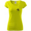 Bowling kolky Dámske tričko Pure Limetková Bowling kolky Dámske tričko Pure Limetková