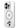 Karl Lagerfeld Apple iPhone 14 Pro Max IML Karl and Choupette NFT MagSafe čiré