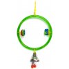 JK Animals plastový kruh so zvončekom, 21x11 cm JK Animals plastový kruh so zvončekom, 21x11 cm