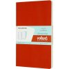 Moleskine Zošity Volant mäkké dosky A5 linajkované 2 ks oranžová modrá