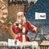 Snowy Santa Claus advent calendar (with stickers) Snowy Santa Claus advent calendar (with stickers)