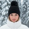Goldbergh Hodd beanie Black Čierna