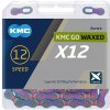 Reťaz KMC X12 Aurora Blue Waxed, 12 Speed Reťaz KMC X12 Aurora Blue Waxed, 12 Speed