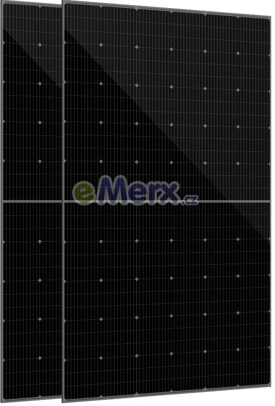 Solight Solárny panel DAH 455Wp celočierny full screen monokryštalický monofaciálny 1903x1134x32mm FV-DHM-T60X10FSBB-455W