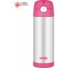 Detská termoska Thermos FUNtainer 470 ml - strieborná-ružová Detská termoska Thermos FUNtainer 470 ml - strieborná-ružová