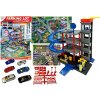 LEANTOYS Parking Lot parkovací dom s výťahom + 6 áut LEANTOYS Parking Lot parkovací dom s výťahom + 6 áut