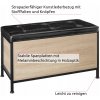 tectake 404639 industrial svetlé drevo dub sonoma s polstrovaním calico 81,5 x 41,5 x 50,5 cm tectake 404639 industrial svetlé drevo dub sonoma s polstrovaním calico 81,5 x 41,5 x 50,5 cm