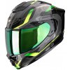 Helma na motorku SCORPION EXO-1500 AIR SLEEK čierno/zelená Veľkosť: XS Helma na motorku SCORPION EXO-1500 AIR SLEEK čierno/zelená Veľkosť: XS