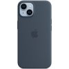 Apple iPhone 14 Silicone Case with MagSafe - Storm Blue -MW5T3ZM/A Apple iPhone 14 Silicone Case with MagSafe - Storm Blue -MW5T3ZM/A