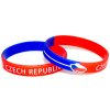 Náramok silikónový s vlajkou Czech Republic - modrý-červený Náramok silikónový s vlajkou Czech Republic - modrý-červený