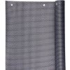 Zástena Polyratan 77 0,9x3 m, UV, 800 g/m2, antracit, tieniaca na balkón, s okami Zástena Polyratan 77 0,9x3 m, UV, 800 g/m2, antracit, tieniaca na balkón, s okami