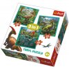 Trefl Puzzle 3v1 Svet Dinosaurov 20x19, 5cm Trefl Puzzle 3v1 Svet Dinosaurov 20x19, 5cm