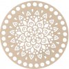 ČistéDrevo Drevené veko na košík - slnečná mandala Zvoľte variant: 30 cm ČistéDrevo Drevené veko na košík - slnečná mandala Zvoľte variant: 30 cm