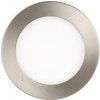 Eglo FÚEVA FLEX Vstavané LED svietidlo nikel, 650 lm, teplá biela, 900933 Eglo FÚEVA FLEX Vstavané LED svietidlo nikel, 650 lm, teplá biela, 900933
