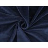 Minky hladké / JEMNÝ PLYŠ SAN METRÁŽ - 5 (120) modrá tmavá Minky hladké / JEMNÝ PLYŠ SAN METRÁŽ - 5 (120) modrá tmavá