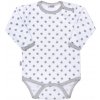 Dojčenské body New Baby Classic II sivé s hviezdičkami 86 (12-18m) Dojčenské body New Baby Classic II sivé s hviezdičkami 86 (12-18m)