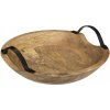 Atmosphera Drevená miska dekoračná na ovocie zelenina 30 cm