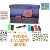 Sada zlož a ozdob si skateboard 9,5 cm 4ks s doplnkami v krabičke Sada zlož a ozdob si skateboard 9,5 cm 4ks s doplnkami v krabičke