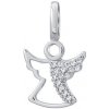 Silvego Strieborný prívesok anjel Iris so zirkónmi FW9292 Silvego Strieborný prívesok anjel Iris so zirkónmi FW9292