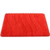KÚPEĽŇOVÁ PODLOŽKA DO WC ČERVENÁ PROTIŠMYKOVÁ VLNY MATA SARA 60x100 cm KÚPEĽŇOVÁ PODLOŽKA DO WC ČERVENÁ PROTIŠMYKOVÁ VLNY MATA SARA 60x100 cm