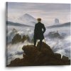 Sablio Obraz Pútnik nad morom hmly - Caspar David Friedrich - 50x50 cm Sablio Obraz Pútnik nad morom hmly - Caspar David Friedrich - 50x50 cm